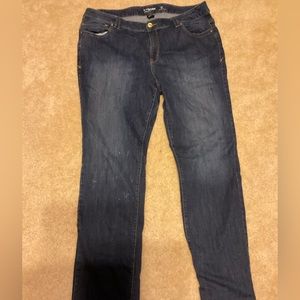 Lane Bryant Straight Shaping Jeans Size 22 Tall
